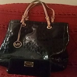 Michael Kors purse and wallet